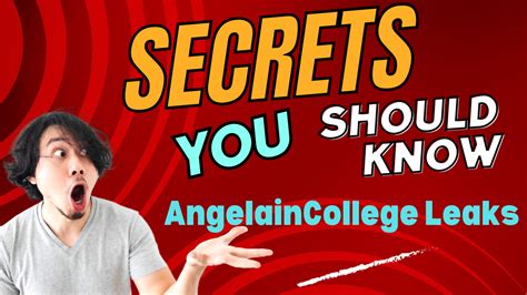 Angelaincollege of leaks. Things To Know About Angelaincollege of leaks. 